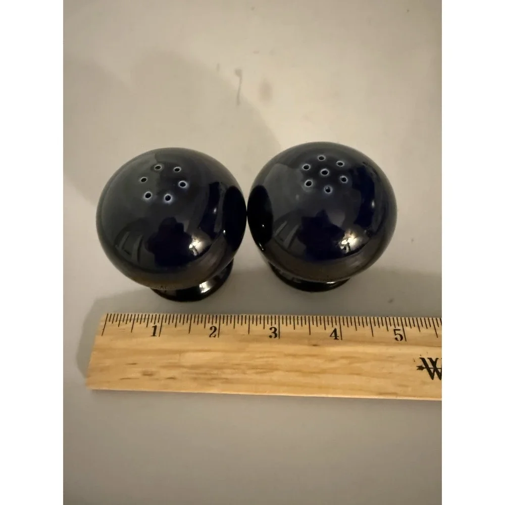 Homer Laughlin FIESTAWARE FIESTA COBALT BLUE Salt & Pepper Shaker Set Collection